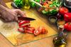 GLASS CUTTING BOARD 35x52 Flower