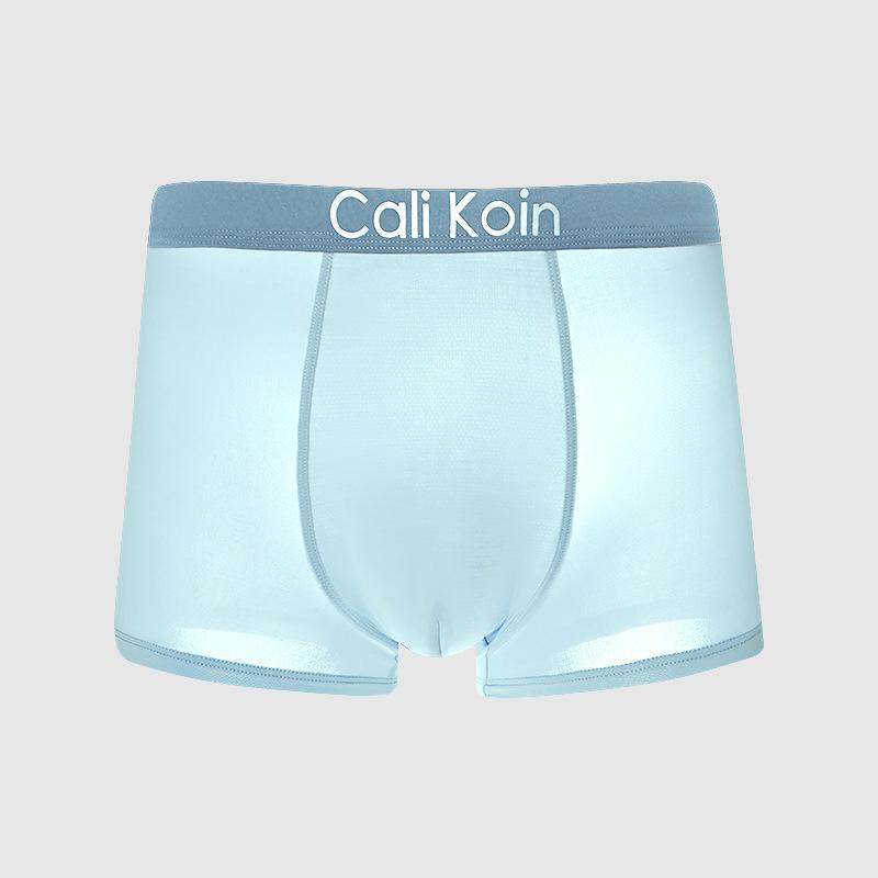Сексуальное мужское антибактериальное нижнее белье из ледяного шелка, мужские боксеры, бесшовные дышащие мужские трусы, летнее нижнее белье, трусы-боксеры XL-6XL