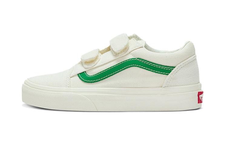 Kids' Sneakers Vans Casual Low top Kids' Skateboarding Shoes White Green Kids'