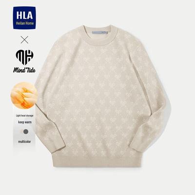 Мужской пуловер жаккардовой вязки HLA