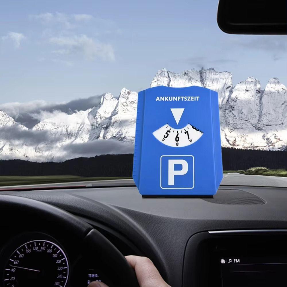 German STVO Regulation Parking Disc Ice Scraper Function Parking Meter Car Windshield