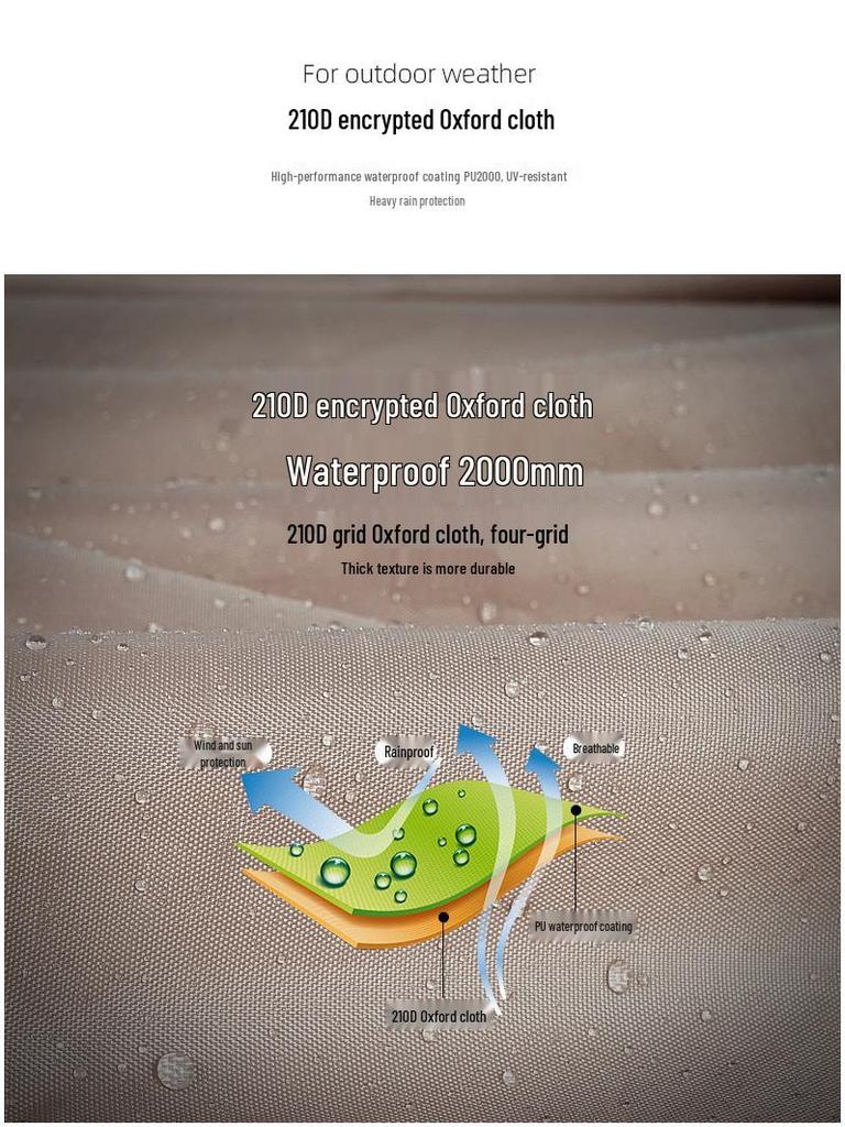 CLS 3-4 Person Indian Pyramid Outdoor Tent - Windproof, Rainproof, UV Protected, Folding Canopy for Camping