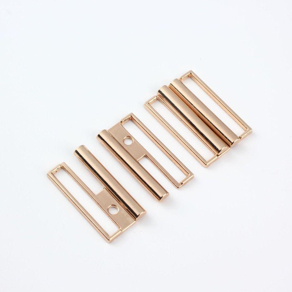 5 шт. квадратная металлическая застежка золото серебро черный эластичная пряжка для пояса швейные аксессуары пряжка для ремня