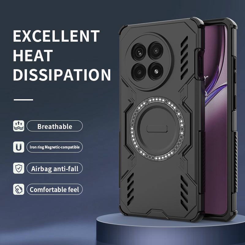 Прочный защитный чехол для телефона с теплоотводом для Oneplus 13 13R, крышка, магнитный противоударный чехол, fundas