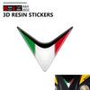 3D Светоотражающая Эмблема Значок Наклейка Флаг Италии Наклейки для Мотоцикла Подходят для Aprilia RS4/RSV4/RS/APR150/SR,Tuono V4,Ducati Водонепроницаемая Наклейка из Эпоксидной Смолы