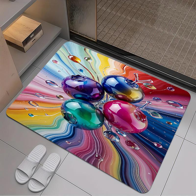 2025 New Colorful FruitsCarpet Rug for Living Room Bedroom Home Sofa Decoration,Kids play Non-slip Floor Mat