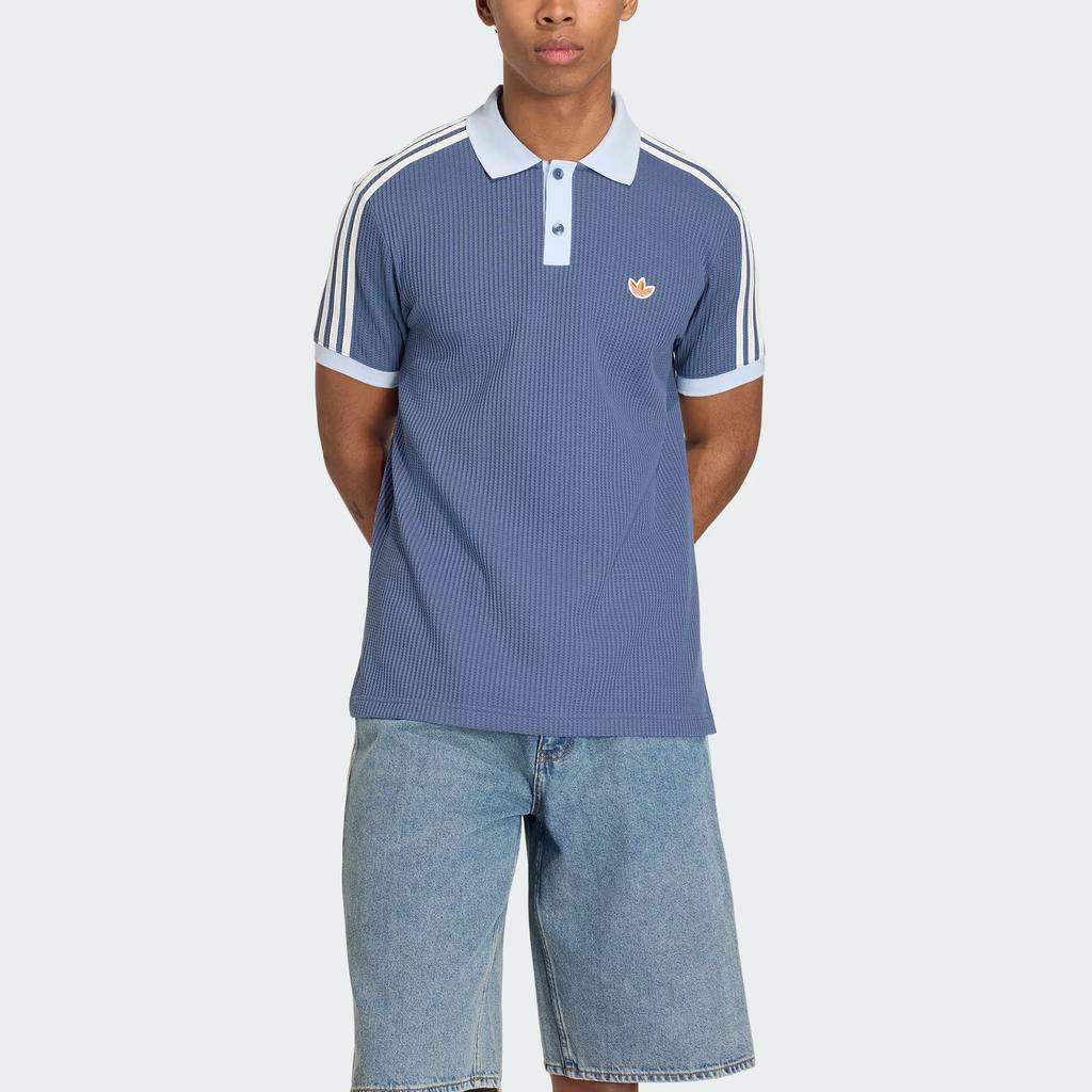 Adidas Originals WAFFLE KNIT Polo Shirt Men's KX1230