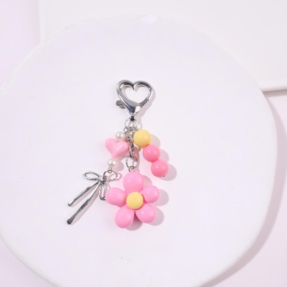 Creativity Beaded Design Flower Pendant Bag Charm Backpack Hanging Piece Cute Accessories Gift A634 Bag Charm