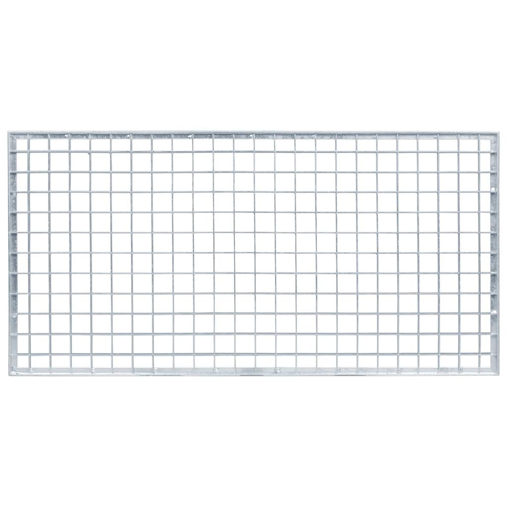 Grid Silver 80 x 40 x 2 cm Hot Dip Galvanized Steel