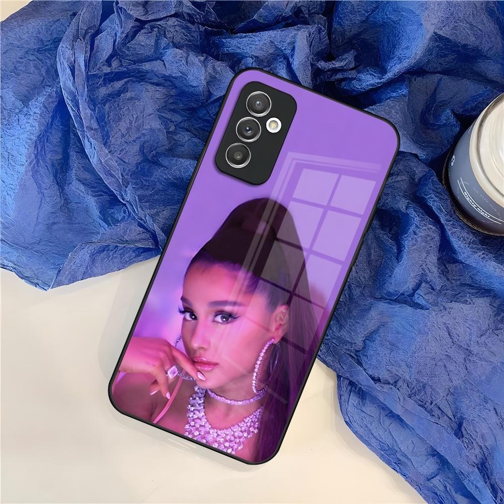 Чехол для телефона A-Ariana G-Grandes для Samsung Galaxy S25 S24 S30 S21 S23 S20 S22 Fe Note 20 Pro Ultra Plus стеклянная крышка