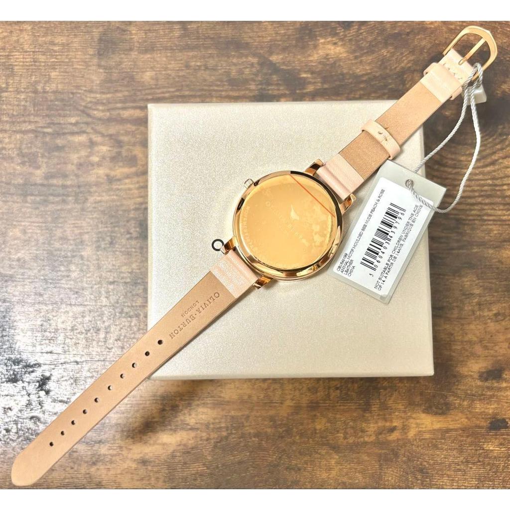 Б/у [Новые] Olivia Burton 3D ПЧЕЛА Светло-коричневый x Детский розовый