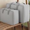 Большая сумка для хранения одежды, портативная сумка для переезда с надежным дизайном закрытия для переезда, шкафа, багажа и организации дорожных принадлежностей