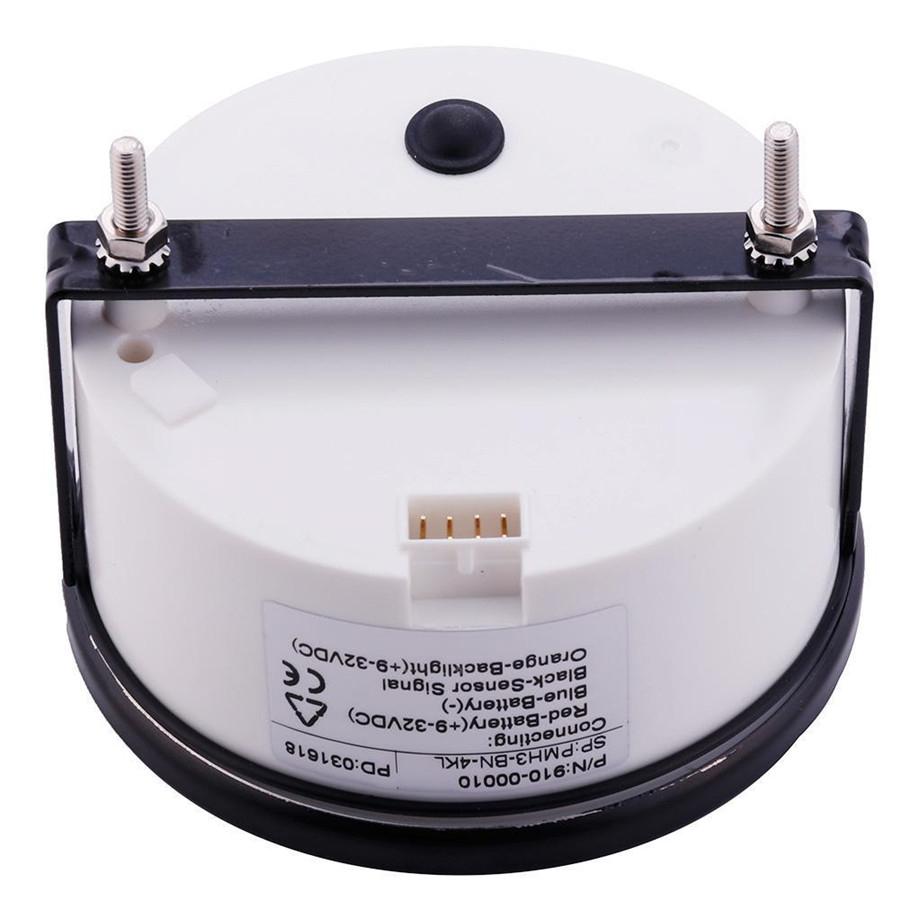 Car SUV 85mm Round Digital Tachometer 3000RPM Hourmeter REV Counter Tacho Meter