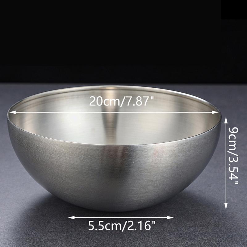 Золотые миски из нержавеющей стали для фруктового салата, супа, риса, лапши, рамена, кухонная утварь, контейнеры для еды, миски для смешивания