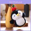 Dress Fruit Penguin Up Plush Toy Cartoon Keychain Backpack Pendant Holiday Gift