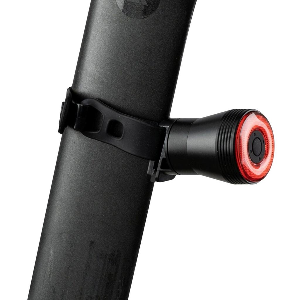 Q5 Rear Bicycle Light with Intelligent Stop System - Black