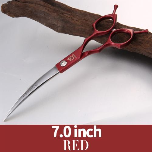 Fenice 6.5 /7.0дюймов Jp440c Изогнутые&Прореживающие&Прямые Ножницы Ножницы для Груминга Собак Товары для Груминга Животных Собака Кошка