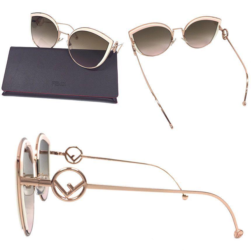 Б/у Солнцезащитные очки FENDI FF0290/S Кошачий глаз aq10327