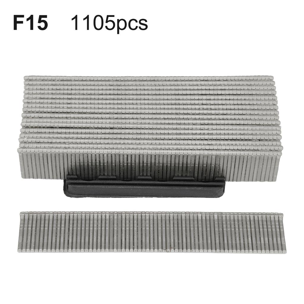 1105 шт. Скобы F15/F20/F25/F30 Прямые гвозди-шпильки Из нержавеющей стали 304 Пистолет-гвоздезабиватель Скобозабиватель Для DIY Деревообработка Электроинструменты