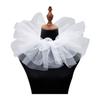 Removable Puffy Mesh Faux Collar Clown Circus Shirt Collar Business Weddings Parties Cosplay Accessories