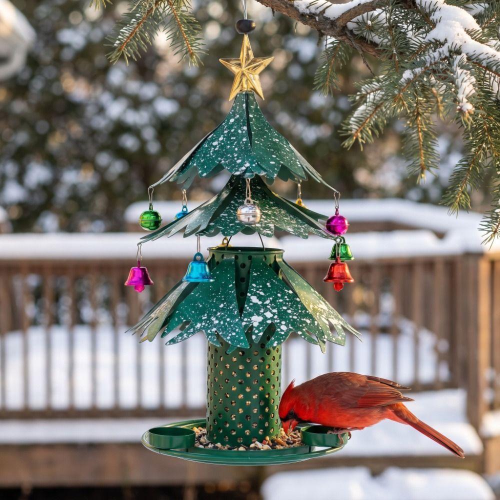 Food Dispenser Hanging Bird Feeder Open Bowl-shaped Bird Watering Device Porch And Yard