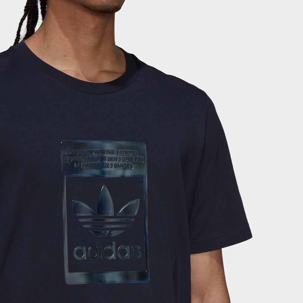 adidas Мужская футболка Originals Темно-синяя H13496