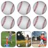 1Pcs Soft Hard Sports Baseball Rubber Inner Training Baseball Handmade Baseball  for Adults Children