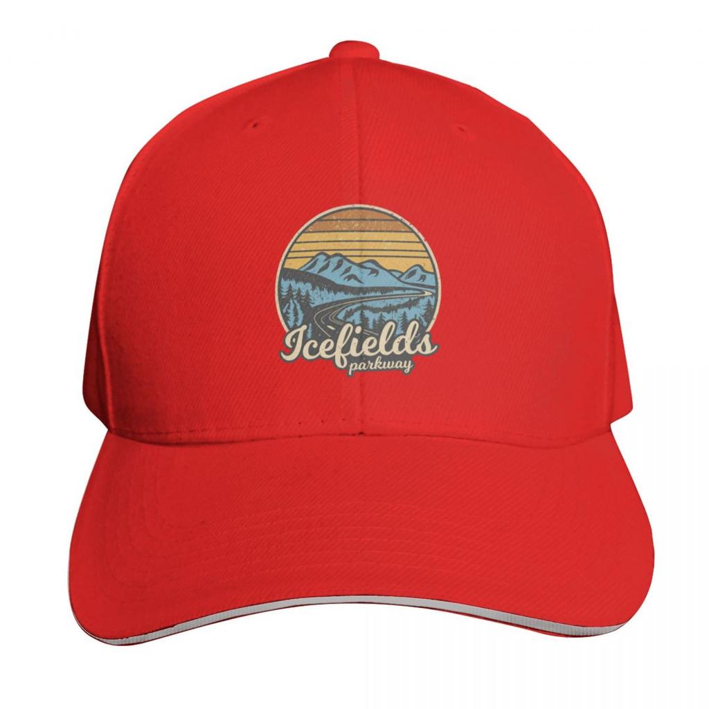 Icefields Parkway Alberta Canada Retro Baseball Cap custom caps Designer Hat Hat Unisex Winter hat Luxury Women Unisexs
