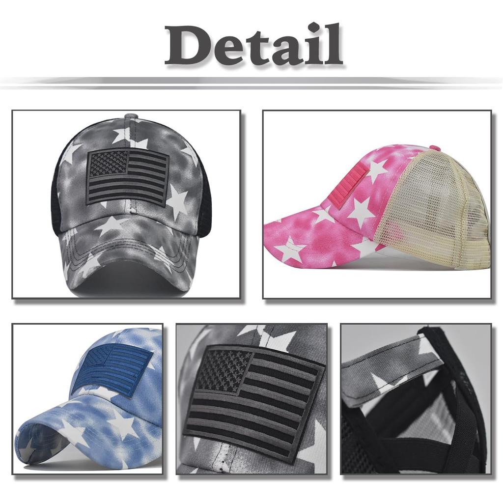 Бейсболка White Fang CZA449, Кепка, Сетка, Кепка, Дышащая, Регулируемая, Звезда, Спорт, Мужская, Женская, (черный)