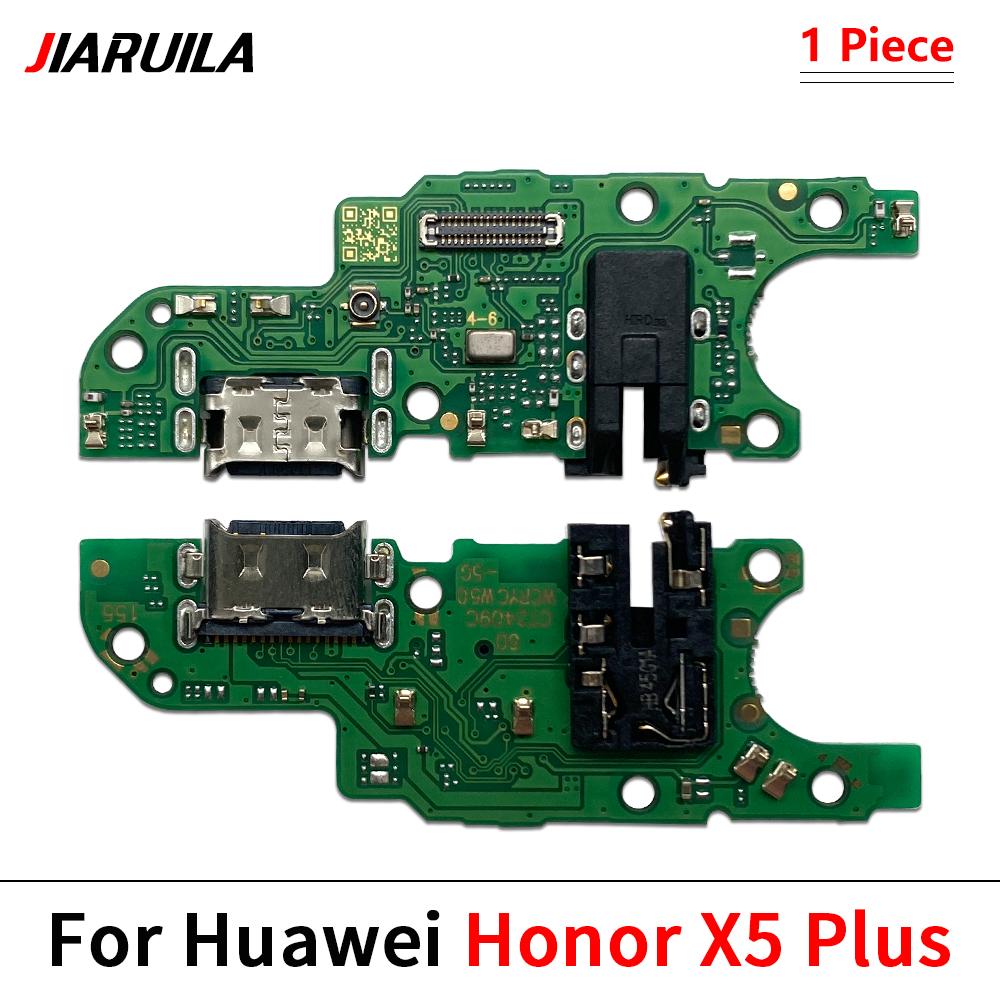 Плата док-станции USB-зарядки Разъем Порт зарядки Шлейф Для Huawei Honor 61 X1 Plus X6 X6A X7 X7A Play X7B X8 1G Запасные части