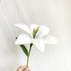 Подарки Вязаные вручную Лилия Легкие Искусственные цветы Растения Домашний декор