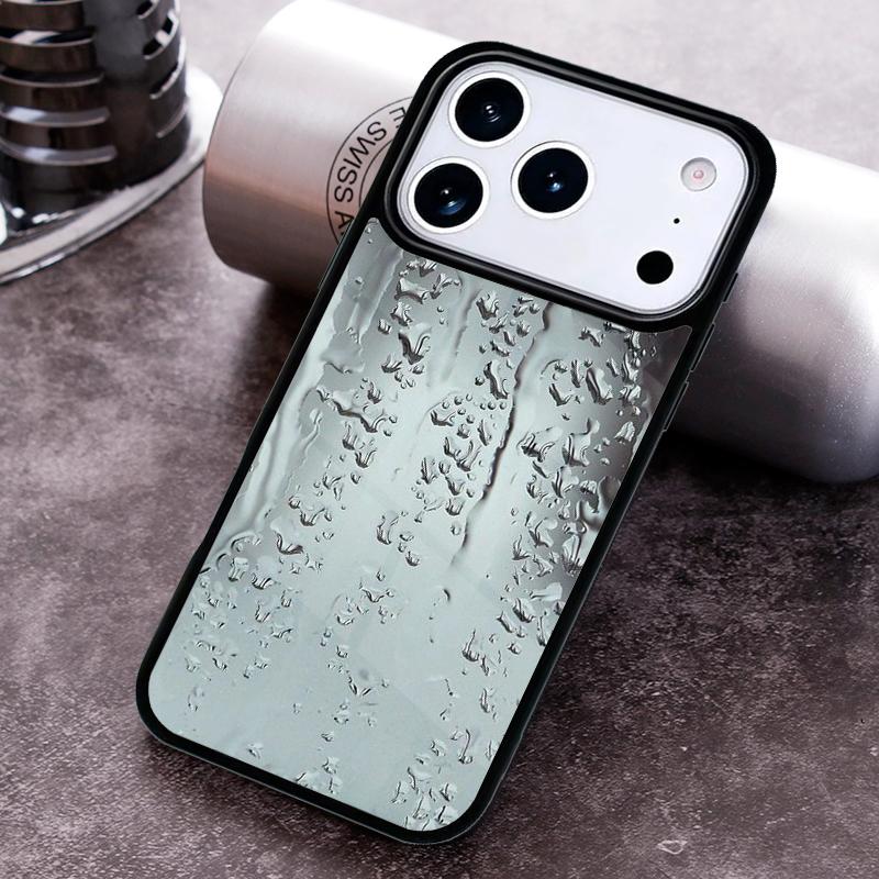 Чехол для телефона «Капли дождя на окне» для iPhone 17 16 15 Pro Max Air 14 13 12 11 Plus Ударопрочный Чехол Capa