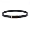 Classic Leather Belt For Women With Smooth Buckle And Casual Style For Office And Daily Wear