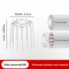 New Stainless Steel Roof Floor Drain Balcony Drainage Ditch Anti-Blocking Mesh Cover Garden Outdoor Rooftop Gutter Guard 1PC