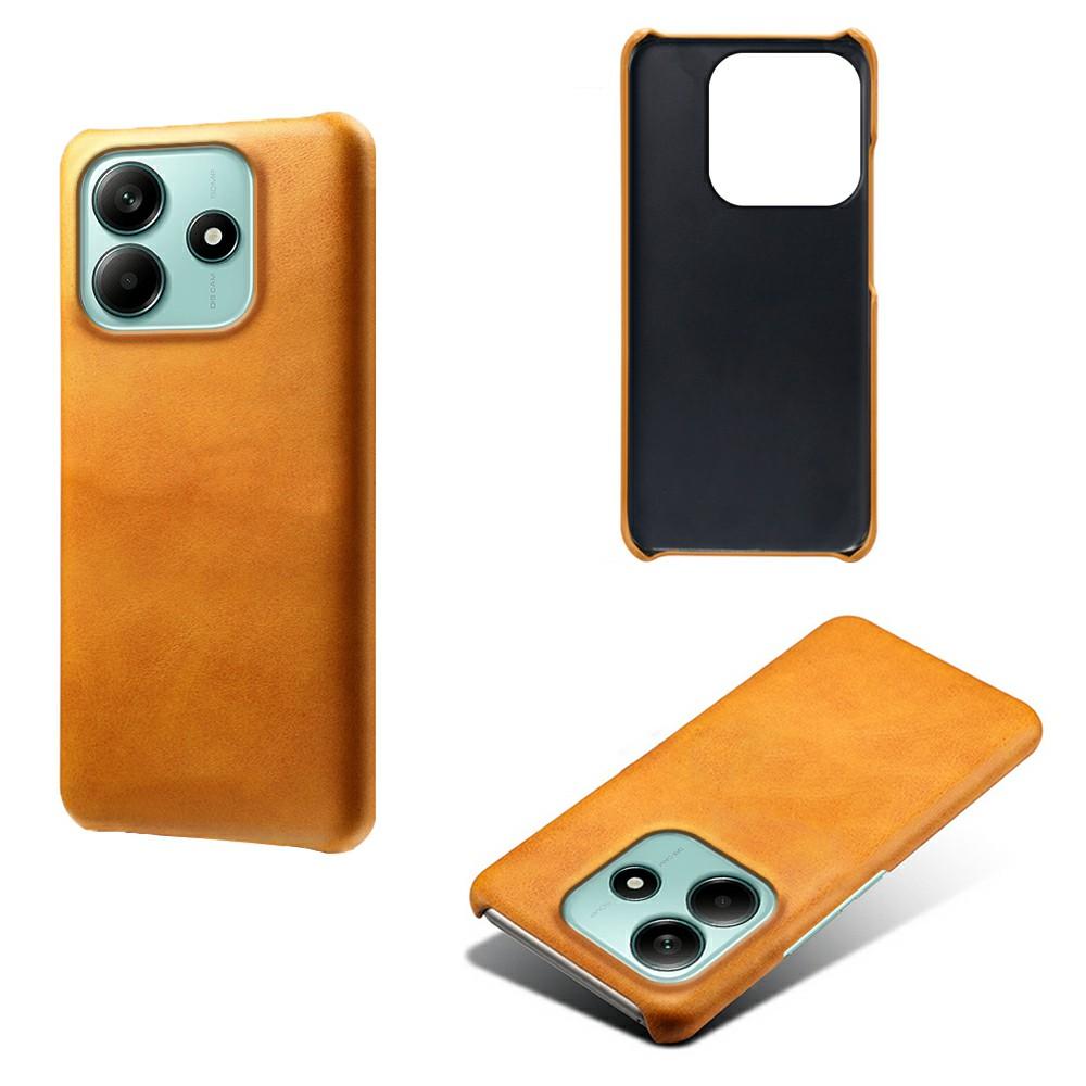 For Xiaomi Redmi Note 14 5G Case Calf Texture PU Leather Hard PC Protective Phone Cover