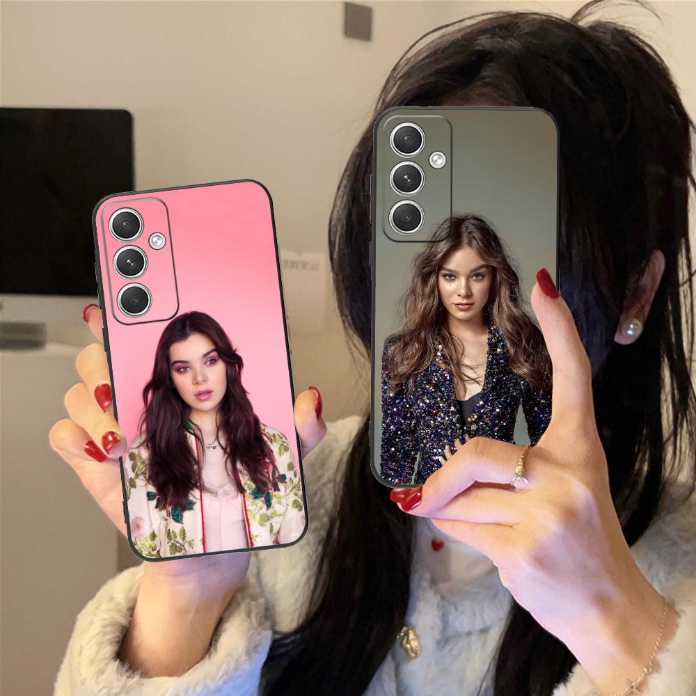 Матовый чехол из ТПУ для мобильного телефона Hailee Steinfeld для Samsung Galaxy S26 S25 S24 S23 S22 S21 S20 Note20 Plus FE Ultra Цветная крышка
