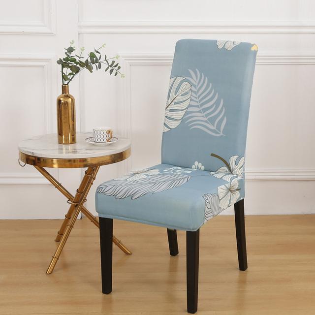Чехлы для стульев Nordic Stretch, чехлы для стульев для столовой, спандекс, эластичные чехлы для офисных сидений, для ресторанов, банкетов, отелей, домашнего декора