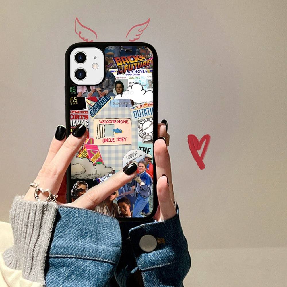 Чехол для телефона B-Back To The F-Future PC+TPU для IPhone 11 12 13 14 15 16 17 Plus Pro Max