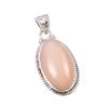 Natural Pink Opal Gemstone Handmade 925 Solid Sterling Silver Pendant 1.5" H8r72