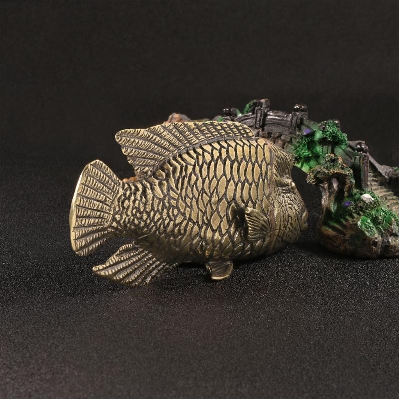 Animal Statue Figurine Retro Wrasses Statue Figurines Sculpture Tabletop Centerpieces Home Decors Collectibles Figurine