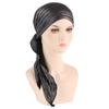 Head Cover Women Headwrap Headscarf Turban Muslim Hijab Cancer Chemo Cap Pre-Tied Bonnet Beanie Cap