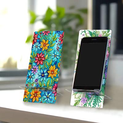 2 шт. 5D Алмазный держатель для телефона Акриловый DIY Животные Алмазная живопись Держатель для телефона Алмазное искусство Кронштейн для телефона для взрослых Новичков