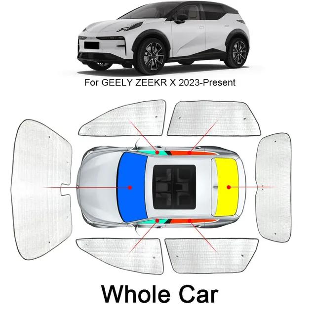 Car Sunshades UV Protection Cover Side Window Curtain Sun Shade Visor Mat Windshield Accessories For GEELY ZEEKR X -Present