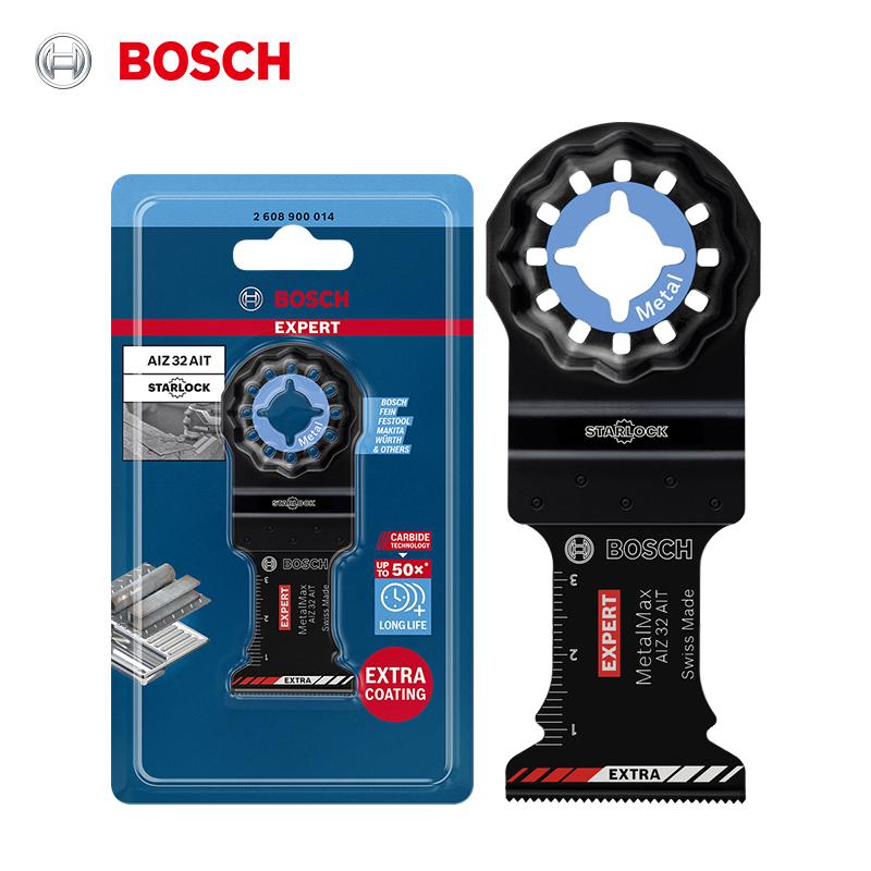Bosch Аксессуар Starlock Expert Metal Max AIZ 32 AIT Carbide Technology Срок службы до 50 раз дольше с дополнительным покрытием Металлорежущее лезвие