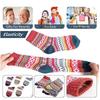 5 Pairs Womens Thick Socks Wool Thermal Warm Knitting Nordic Ladies Socks Winter