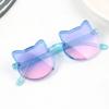 Два ушка, красочный бант, блестящие и яркие детские солнцезащитные очки, солнцезащитные очки для мальчиков и девочек, модные очки