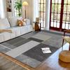 VIKAMA Light Luxury Modern Abstract Geometric Area Rug for Bedroom Living Room Sofa CoffeeTable Carpet Door Mat Home Floor Decor