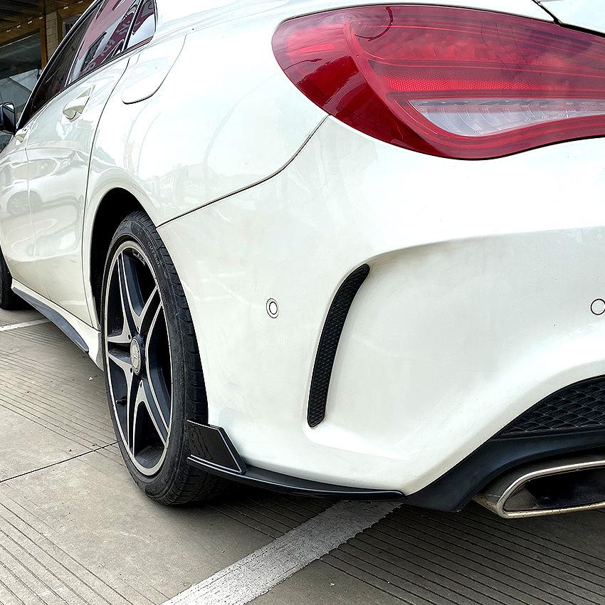 Rear Bumper Diffuser Splitter Canard Spoiler For Mercedes Benz CLA Class C117 W117 AMG CLA45 2013-2019 Car Accessories