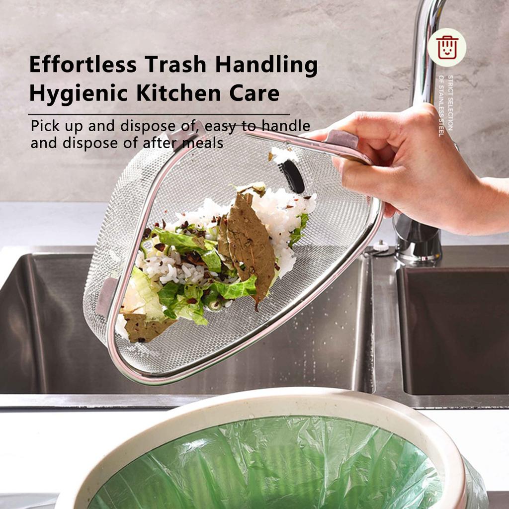 Kitchen Sink Drain Strainer Basket Tableware Dish Storage & Drain Rack for Washing Fruits Vegetables