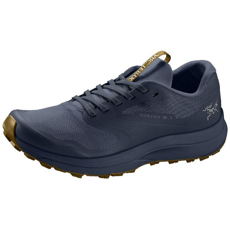 Arcteryx Norvan LD 2 Comfortable Fabric Shock Absorption Slip Resistant Durable Waterproof Low Top Running Shoes Men sneaker Deep-Blue L07309100